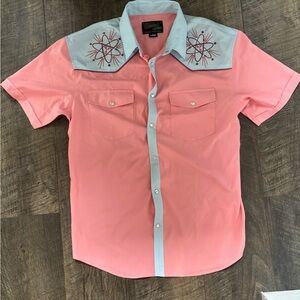 Men’s RSVLTS Eastwood Back to the Future Knuflex button down large